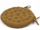 TODAY Kulatý secesní polštář na židli bavlna, O 40 cm