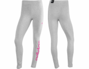 Adidas Dětské legíny Essentials Linear Logo šedé IC3580 164cm