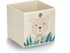 Zeller Textilní krabička se zvířátkem, 28 x 28 x 28 cm