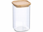 Zeller Sklenice s bambusovým víkem, 1400 ml, 11 x 11 x 17...