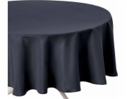 Atmosphera Kulatý ubrus odolný proti skvrnám v tmavě modré barvě, praktická dekorace na stůl