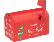 Atmosphera Poštovní schránka vánoční dekorace z kovu, 20 cm