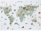 Zeller Stolní podložka s mapou světa, 60 x 45 cm