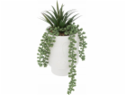 Atmosphera Umělá rostlina v květináči senecio, 25 cm