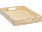 Zeller Dřevěný úložný tác 40 x 30 x 7 cm, ZELLER