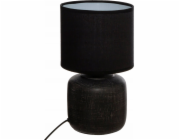 Atmosphera Stolní lampa Keramická stolní lampa SALTA, O 15 cm, černá