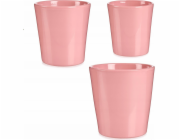 Ibergarden Sada keramických květináčů CONICAL, pastelové barvy, 3 kusy
