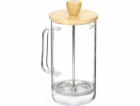 Vivalto Skleněná konvice bambusové víčko, 600 ml