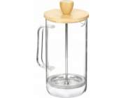 Vivalto Skleněná konvice bambusové víčko, 600 ml