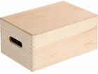 Kesper Dřevěná krabička s uchy a víkem, 29 x 19 cm, Kesper
