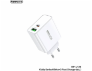 Remax Nabíječka ŁAD SIEC REMAX KIDDY SERIES 65W RP-U125 USB/USB-C BÍLÁ