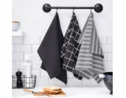 TODAY Bavlněné kuchyňské utěrky Uni, 3 kusy, 50 x 70 cm