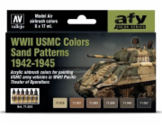 Vallejo Vallejo: AFV - WWII USMC Colors Sand Patterns 6x17