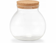 Zeller Objemná sklenice s korkem, 1050 ml