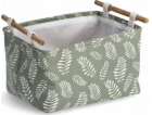 Zeller Bavlněná úložná nádoba s rukojetí, motiv listu
