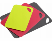 Kesper Cutting Board Plastová krájecí prkénka, sada 3 kusů různých velikostí