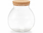 Zeller Objemná sklenice s korkem, 1700 ml