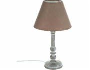 Atmosphera Stojací lampa s dřevěnou základnou, zajímavý doplněk k osvětlení vintage místností