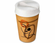 Koziol ISO TO GO FACE kelímek na kávu s sebou, 400 ml, KOZIOL