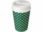 Koziol ISO TO GO kávový hrnek s sebou, 400 ml, geometrick...