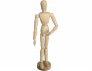 Atmosphera Dřevěná figurína na stojanu - dekorativní figurka