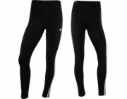 Adidas Dětské legíny Essentials 3-Stripes Cotton Tights černé IC3623 128cm