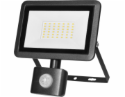 Orno LED světlomet FARO S s PIR 30W, 2400lm, IP44, 4000K, hliník + sklo
