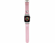 Hello Kitty Řemínek Hello Kitty s hlavičkou Kitty - řemínek na Apple Watch 38/40/41 mm (růžový)