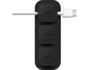 Uniq Stojan UNIQ Pod Mag magnetický organizér kabelů + základna tmavě šedá/uhlově tmavě šedá