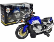 Lean Sport Bateriový motocykl modrý