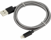 Ansmann Kabel USB-A - Lightning USB 1 m šedý (1700-0045)