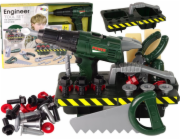 TRITON Organizér na kutily LeanToys, bateriový šroubovák, zelený