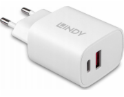 Lindy Nabíječka Lindy 73413, univerzální, bílá, AC, rychlé nabíjení, interní