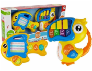 Lean Sport piano a kytara na baterie, papoušek ryba