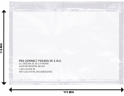 Office Products Kancelářské produkty kurýrní obálka/samolepicí, C6, 500 ks, průhledná