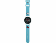 HelloKitty Univerzální popruh Hello Kitty HKUWLSCHBLB Silikonová hlava koťátka modrá/modrá 22 mm