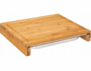 5five Krájecí prkénko Krájecí prkénko s tácem, 35 x 28 cm, bambus
