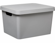 5five Uzamykatelná nádoba s víkem, šedá, 17 l