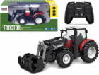LeanToys Červený traktor na dálkové ovládání 2,4 G s posu...