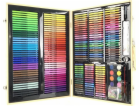 LeanToys Sada pro malování Art Set 251 dílů v dřevěném po...