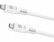 Celly USB-C USB-C PD 60W CABLE BÍLÝ USB kabel