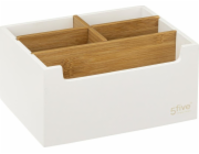 5five Bambusový organizér na kosmetiku, 5 přihrádek