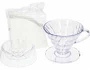 Hario Hario - Sada V60 Drip-Assist - Sada dripperů V60-02 + víčko + filtry