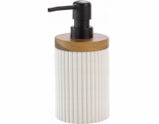 Douceur d`Interieur dávkovač mýdla Žebrovaný dávkovač mýdla NIAGARA, 8 x 17 cm