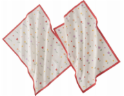 Boltze Bavlněné kuchyňské utěrky BLÜMI, 2 kusy