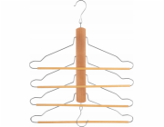 5five Dřevěný věšák na kalhoty, sada 4 kusů