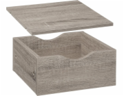 5five Zásuvka s policí 31 x 31 x 16 cm, šedá