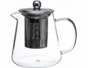 Secret de Gourmet Konvice s nálevníkem, skleněná a průhledná konvice, prostorný nálevník na čaj.