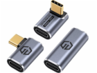 Graugear USB adaptér GRAUGEAR 40Gbps USB-C adaptér hliník...