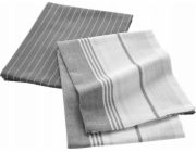 Douceur d`Interieur Bavlněné kuchyňské utěrky GRAND CHEF, šedé, 2 kusy